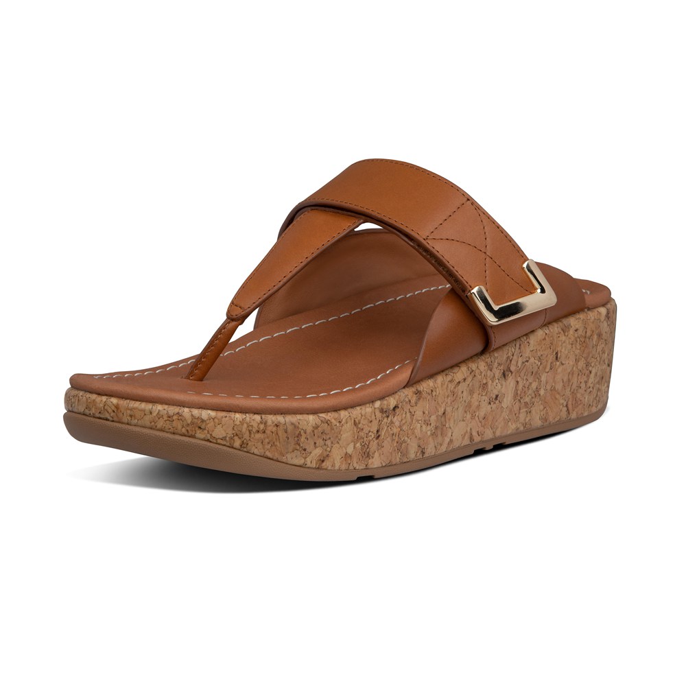 Fitflop Womens Sandals Brown - Remi Adjustable Leather - OS5830796